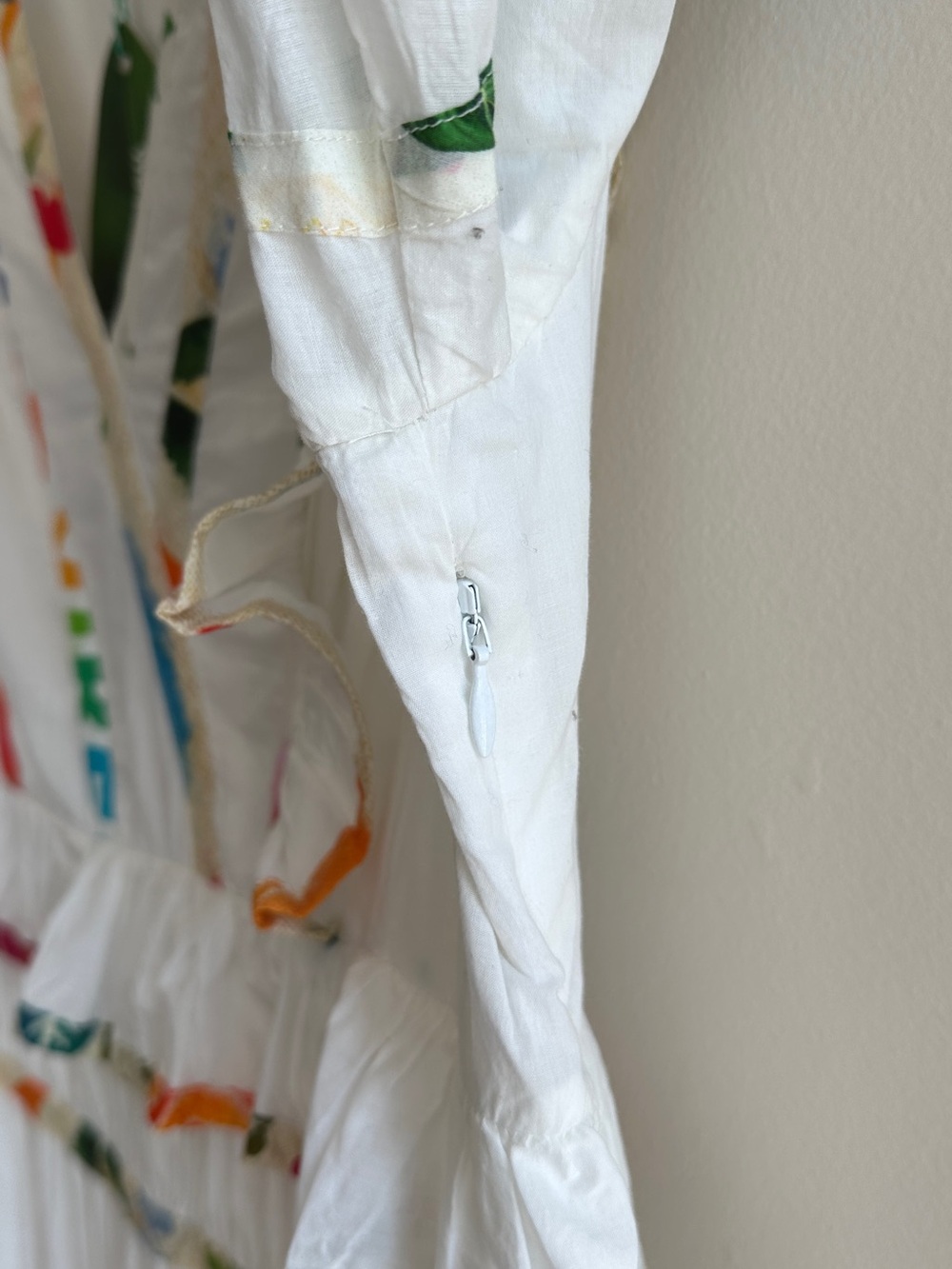 Farm Rio Mixed Off-White Prints Midi Dress, Size Large, NWT - Picture 15 of 16